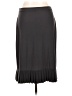 Susan Lawrence Solid Gray Formal Skirt Size L - photo 2