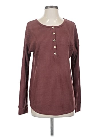 Pink Lily Long Sleeve Top (view 1)