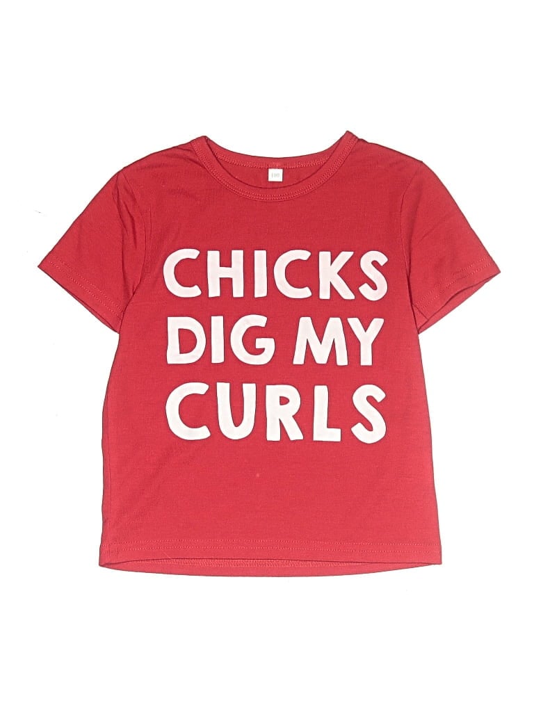 Pre-owned Unbranded Kids' Short Sleeve T-shirt In Red