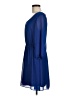 By & By 100% Polyester Solid Blue Casual Dress Size M - photo 5