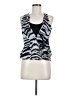 BCX Silver Sleeveless Blouse Size M - photo 1