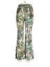 Unbranded 100% Polyester Print Green Casual Pants Size M - photo 1