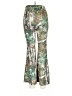 Unbranded 100% Polyester Print Green Casual Pants Size M - photo 2