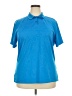 Assorted Brands 100% Polyester Blue Short Sleeve Polo Size 2X - photo 1