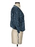 Lulus 100% Rayon Blue 3/4 Sleeve Blouse Size S - photo 4