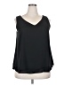 Worthington 100% Polyester Black Sleeveless Blouse Size XXL - photo 1