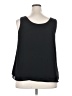 Worthington 100% Polyester Black Sleeveless Blouse Size XXL - photo 2