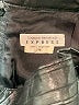 Express Solid Black Faux Leather Skirt Size 7 - 8 - photo 4