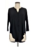 Assorted Brands Black Blue 3/4 Sleeve Blouse Size M - photo 1