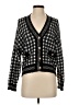 MNG Houndstooth Black Cardigan Size XS - photo 1