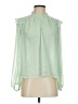 Ann Taylor LOFT 100% Polyester Green Sleeveless Blouse Size XS - photo 1