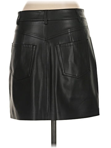 MNG Faux Leather Skirt (view 2)