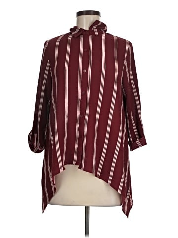 Papaya 3/4 Sleeve Blouse (view 1)
