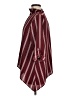 Papaya Stripes Burgundy 3/4 Sleeve Blouse Size M - photo 5