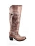 FRYE 100% Leather Solid Brown Boots Size 7 1/2 - photo 1