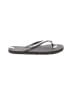 Shade & Shore Gray Black Flip Flops Size 7 - photo 1