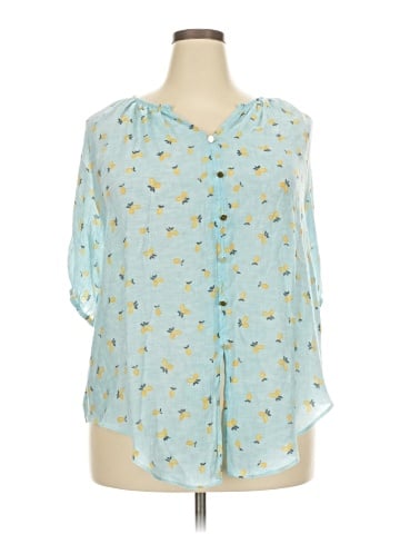 Hope & Harlow 3/4 Sleeve Blouse (view 1)