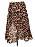 Unbranded 100% Polyester Animal Print Brown Casual Skirt Size L - photo 2