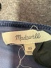 Madewell Blue Black Short Sleeve Blouse Size XS - photo 7
