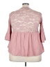 Ambiance 100% Rayon Pink 3/4 Sleeve Blouse Size 3XL - photo 2