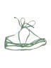 Shekini Solid Green Swimsuit Top Size M - photo 2