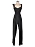 Everly 100% Polyester Solid Black Jumpsuit Size S - photo 1