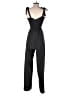 Everly 100% Polyester Solid Black Jumpsuit Size S - photo 2