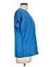 Unbranded 100% Polyester Blue Short Sleeve Blouse Size L - photo 4
