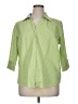 DCC Stripes Green 3/4 Sleeve Blouse Size 1X - photo 1