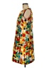 Tahari 100% Polyester Graphic Orange Yellow Cocktail Dress Size 8 - photo 5