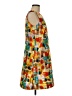 Tahari 100% Polyester Graphic Orange Yellow Cocktail Dress Size 8 - photo 4