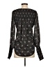 Veronica Beard 100% Silk Black Long Sleeve Silk Top Size 0 - photo 2
