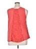 New Directions 100% Polyester Orange Sleeveless Blouse Size XL (petite) - photo 2