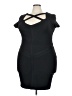 Charlotte Russe Solid Black Cocktail Dress Size 3X - photo 1