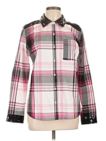 Cato Long Sleeve Button-Down Shirt (view 1)