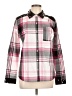 Cato Plaid Pink Long Sleeve Button-Down Shirt Size L - photo 1