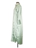 Aleeza 100% Polyester Solid Green Casual Dress Size XS - photo 5