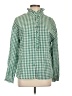 Unbranded Checkered-gingham Green Long Sleeve Button-Down Shirt Size L (estimated) - photo 1