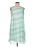 Calvin Klein 100% Polyester Tie-dye Teal Casual Dress Size 6 - photo 1