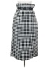 Tracy Reese Houndstooth Black Formal Skirt Size 2 - photo 1