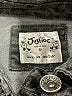 Justice Black Denim Jacket Size 14 - photo 3