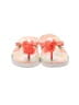 Unbranded Tropical Orange Flip Flops Size 4 - 5 - photo 2