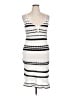 Shein 100% Polyester Stripes White Casual Dress Size 14 - photo 1