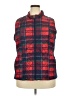 Kim Rogers 100% Polyamide Plaid Red Vest Size XXL - photo 1