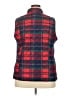 Kim Rogers 100% Polyamide Plaid Red Vest Size XXL - photo 2