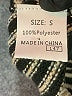 Unbranded 100% Polyester Stripes Gray Turtleneck Sweater Size S - photo 8