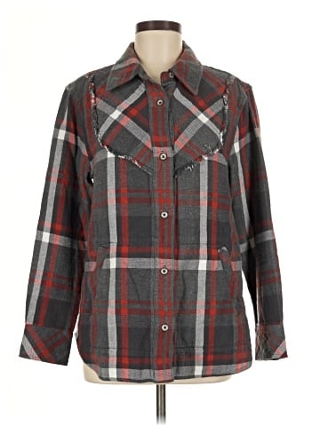 CAbi Long Sleeve Button-Down Shirt (view 1)