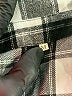 Unbranded Plaid Black 3/4 Sleeve Blouse Size M - photo 7