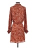 Veronica M. Paisley Brown Casual Dress Size S - photo 2