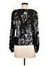 Assorted Brands Black Long Sleeve Blouse Size M - photo 2